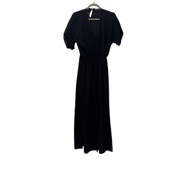 Robin Piccone Black Michelle Jumpsuit Coverup, Size Small - Picture 1 of 3